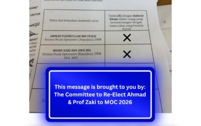 MOC ELECTION 2026–2029 | YOUR VOTE MATTERS!